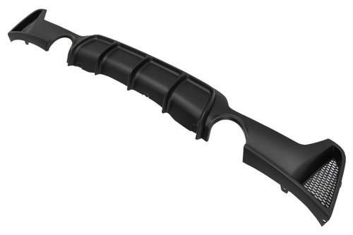 Difuzor Bara Spate Evacuare Dubla Am Bmw Seria 4 F32, F82 2013→ Negru M Design Twin Single Outlet ...
