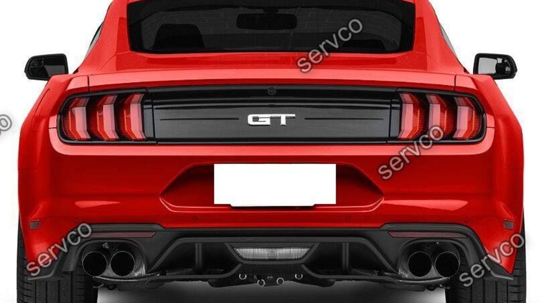 Difuzor bara spate Ford Mustang GT, Ecoboost w/ Active Exhaust 2018-2021 v4