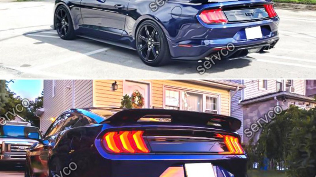 Difuzor bara spate Ford Mustang GT, Ecoboost w/ Active Exhaust 2018-2021 v4