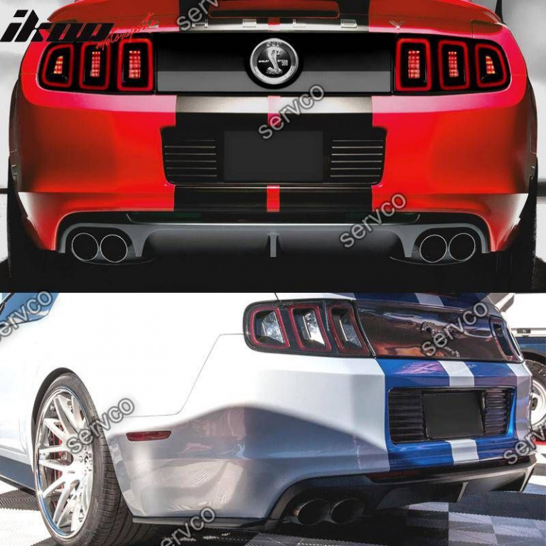 Difuzor bara spate Ford Mustang V6 GT GT500 Style 2013-2014 v15