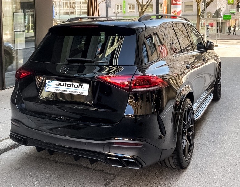 Difuzor bara spate GLE W167 (2019+) Full Black Look 63AMG
