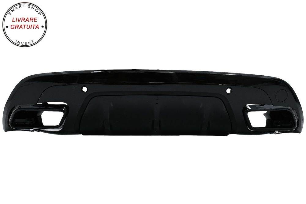Difuzor Bara Spate Land Range Rover Velar SUV L560 (2017-up) Dynamic Look Negru Lu- livrare gratuita