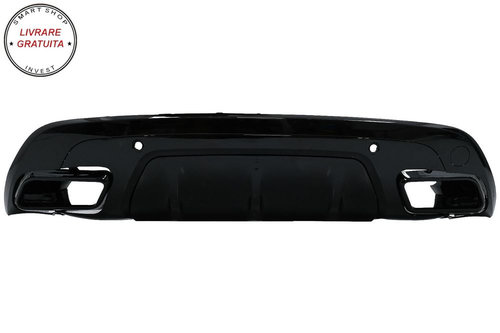 Difuzor Bara Spate Land Range Rover Velar SUV L560 (2017-up) Dynamic Look Negru Lu- livrare gratuita
