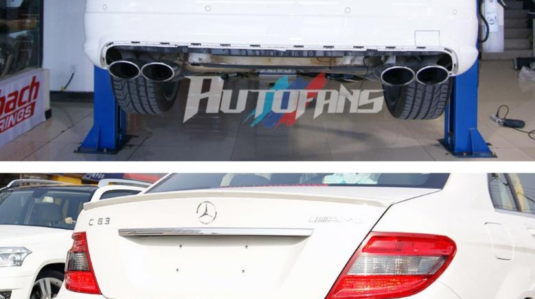 Difuzor bara spate Mercedes Benz C class W204 AMG din CARBON