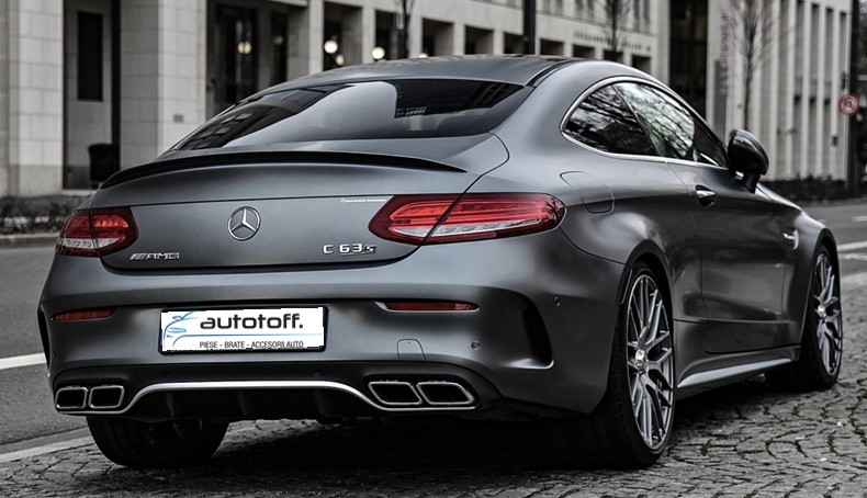 Difuzor bara spate Mercedes C-Class Coupe C205 Cabrio A205 (15-18) Chrome C63