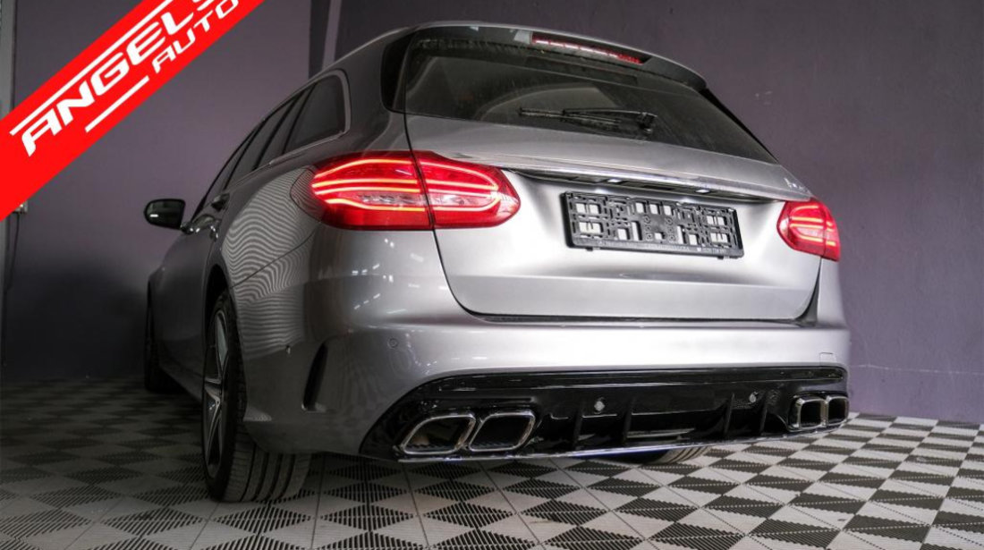 Difuzor Bara Spate MERCEDES C-Class W205 (2014-2020) C63S AMG Sport