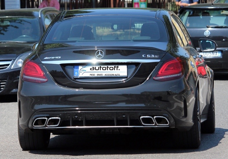 Difuzor bara spate Mercedes C-Class W205 S205 (14-20) C63S Design
