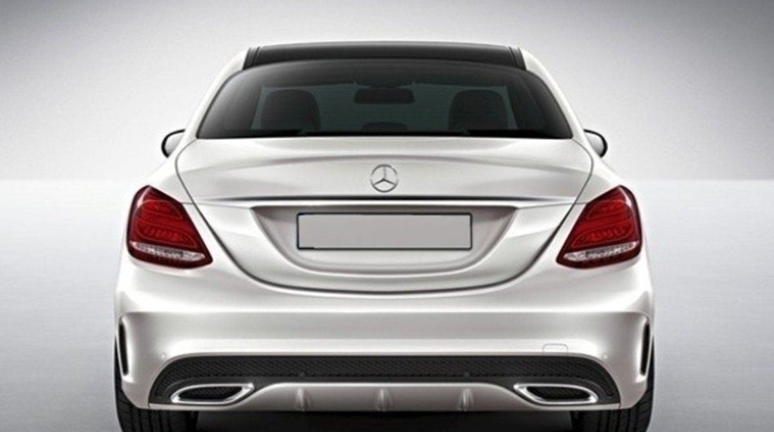 Difuzor Bara Spate Mercedes C-Class W205 Standard (2014-2018) C63 Design