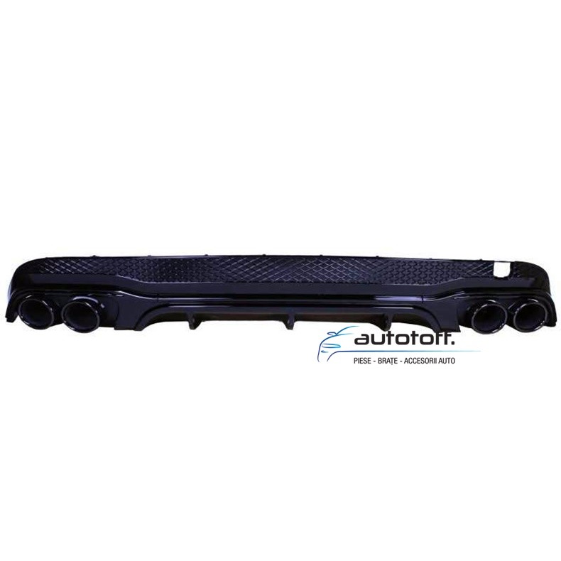 Difuzor bara spate Mercedes C207 Facelift (13-16) E53 Design Full Black