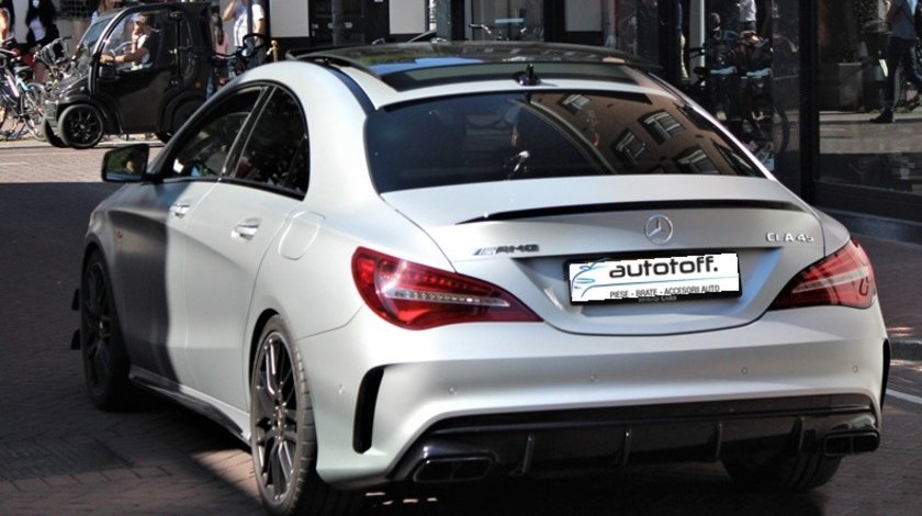 Difuzor bara spate Mercedes CLA W117 X117 (13-18) AMG Black Look