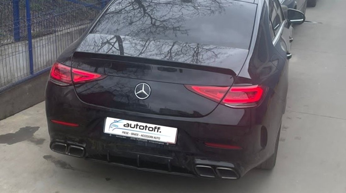 Difuzor bara spate Mercedes CLS C257 (2018+) NEW DESIGN 63AMG FULL BLACK