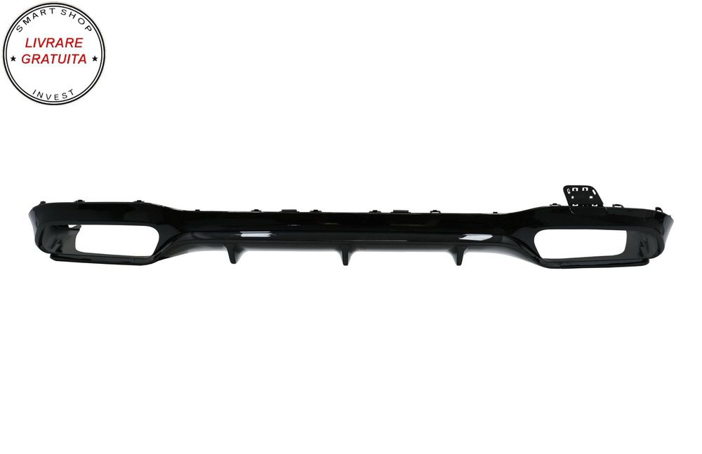 Difuzor Bara Spate Mercedes E-Class W213 (2016-2019) E63 Design Negru Lucios- livrare gratuita