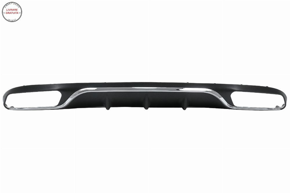 Difuzor Bara Spate Mercedes E-Class W213 S213 Standard (2016-2019) E63 Design Crom