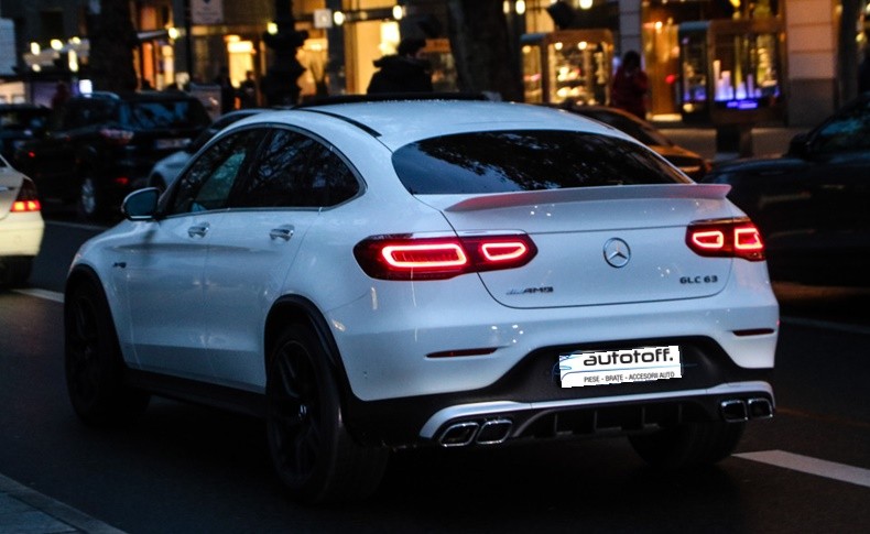 Difuzor bara spate Mercedes GLC Coupe C253 Facelift (2019+) AMG Chrome Design