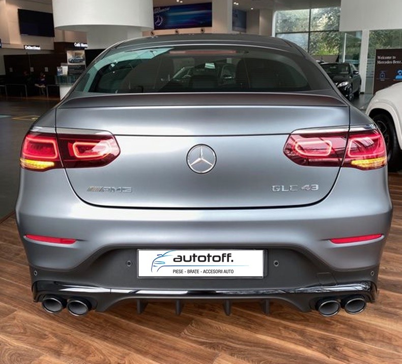 Difuzor bara spate Mercedes GLC Coupe Facelift (2019+) AMG43 Full Black
