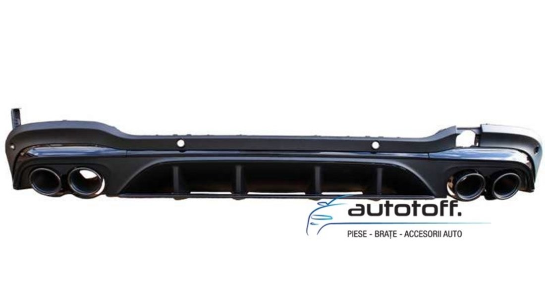 Difuzor bara spate Mercedes GLC X253 SUV (2015+) NEW Design Full Black