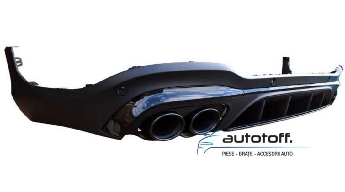 Difuzor bara spate Mercedes GLC X253 SUV (2015+) NEW Design Full Black