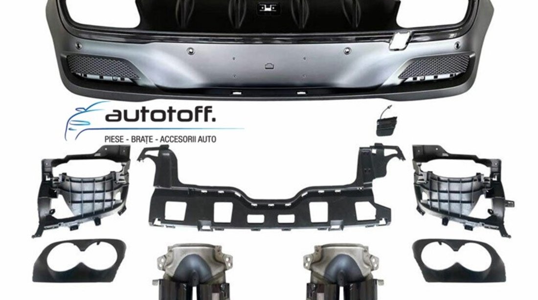 Difuzor bara spate Mercedes GLE Coupe C167 (2020+) 53AMG Design Full Black