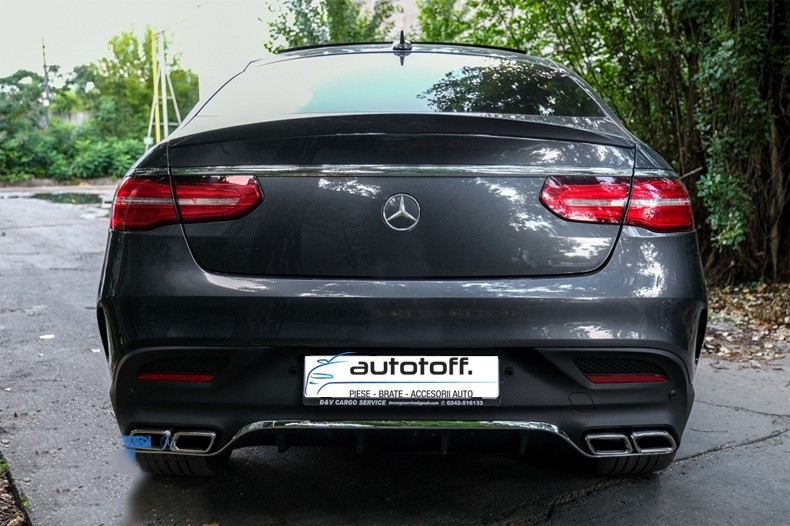 Difuzor bara spate Mercedes GLE Coupe C292 (15-18) Chrome Look 63AMG