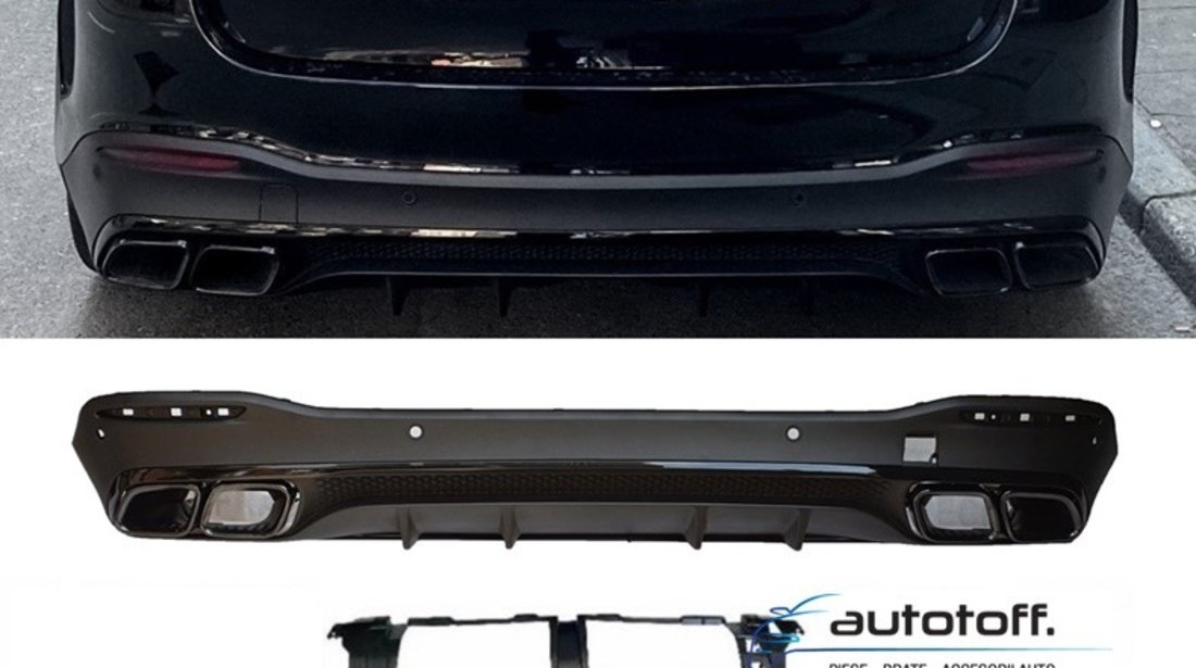 Difuzor bara spate Mercedes GLS X167 (2020+) 63 AMG Full Black