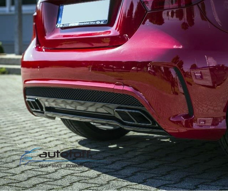 Difuzor bara spate Mercedes W176 A-Class (12-15) AMG Black Design