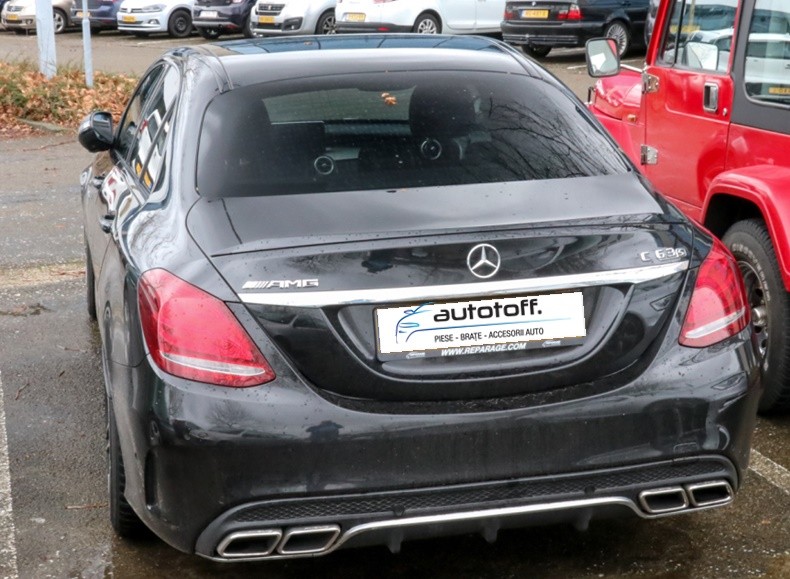 Difuzor bara spate Mercedes W205 C-Class (14-18) C63 Chrome Design