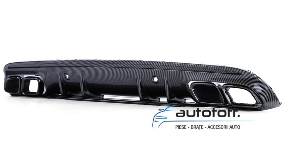 Difuzor bara spate Mercedes W205 C-Class (14-20) Carbon C63 S