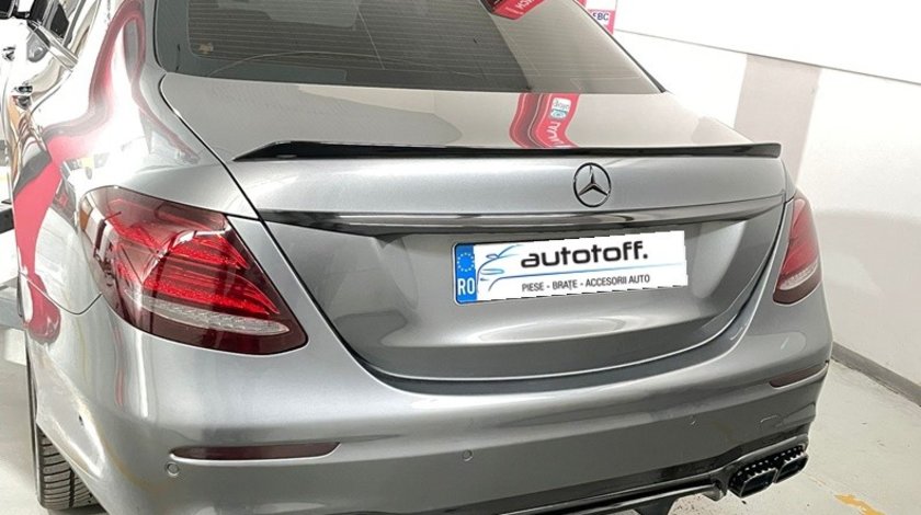 Difuzor bara spate Mercedes W213 E-Class (16-20) 63AMG Full negru lucios