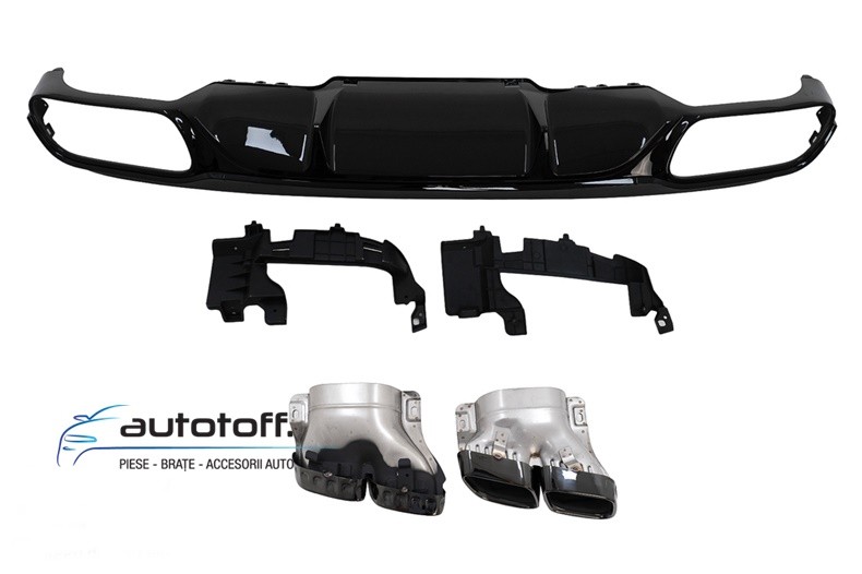 Difuzor bara spate Mercedes W213 S213 Standard (16-20) model E63 Black