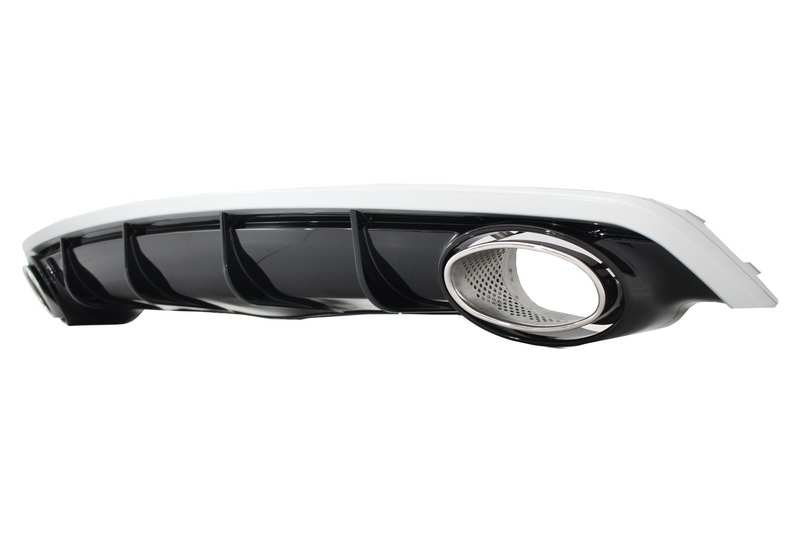 Difuzor bara spate RS7 cu ornamente evacuare Audi A7 4G Facelift 2015+