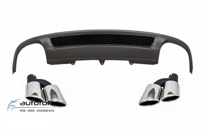 Difuzor bara spate S-Line Audi A4 B8 Sedan/Avant Facelift (12-15)