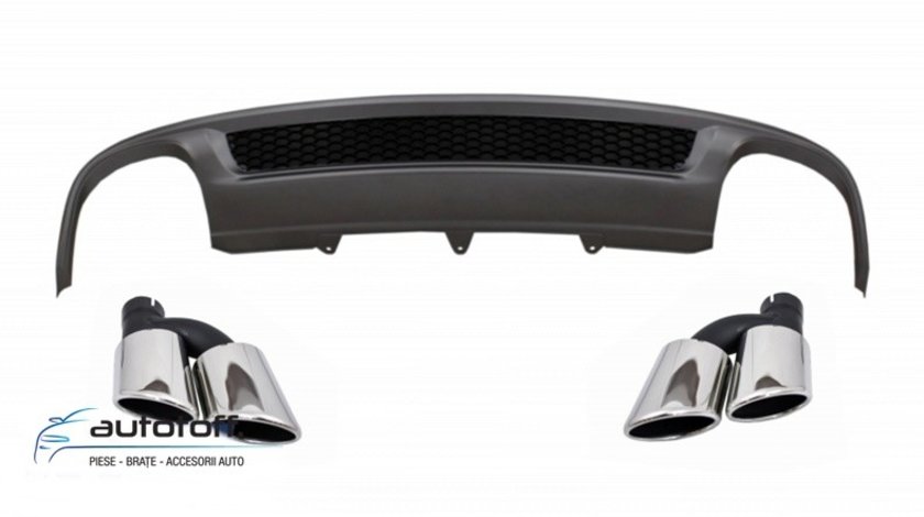 Difuzor bara spate S-Line Audi A4 B8 Sedan/Avant Facelift (12-15)