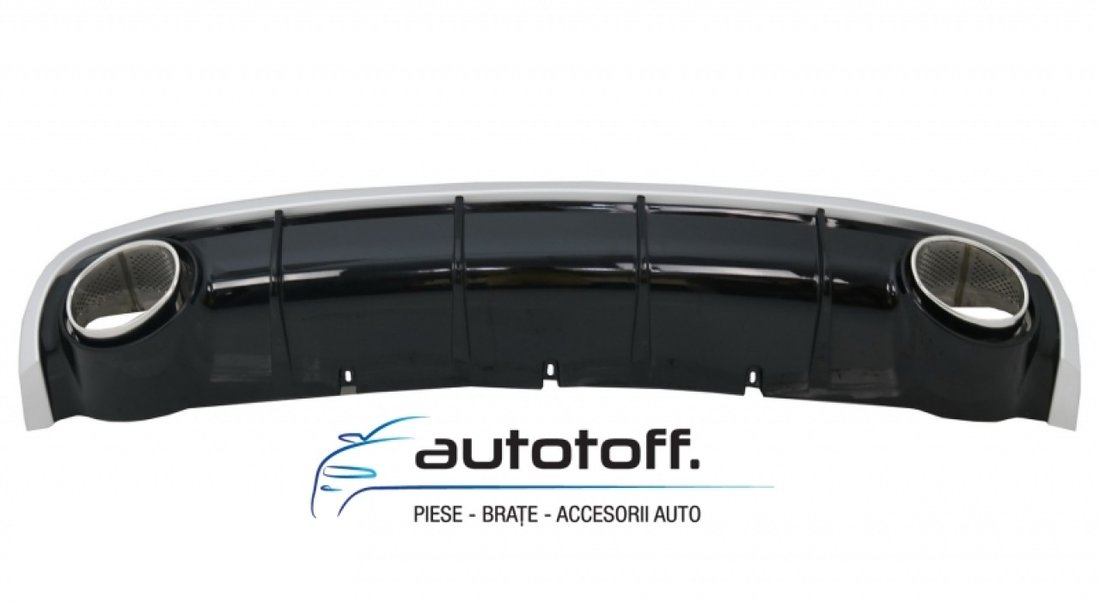 Difuzor Bara Spate si Ornamente Evacuare Audi A6 4G (2010-2014) RS6 Design