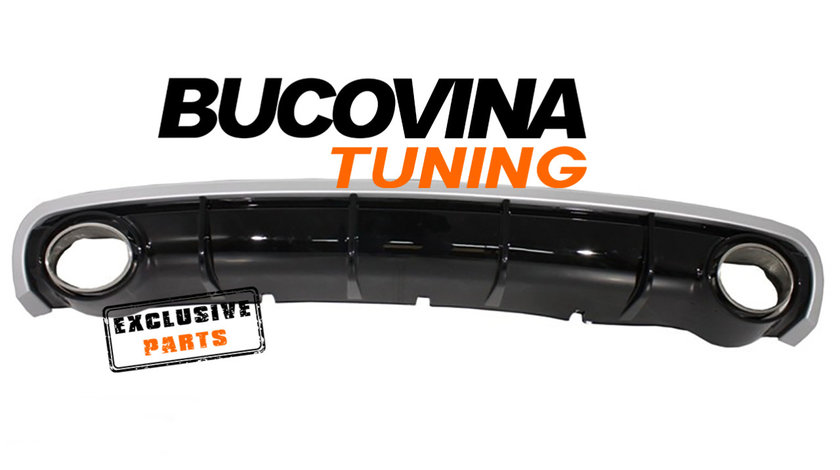 Difuzor bara spate si ornamente evacuare Audi A6 4G C7 (11-14) RS6 Design