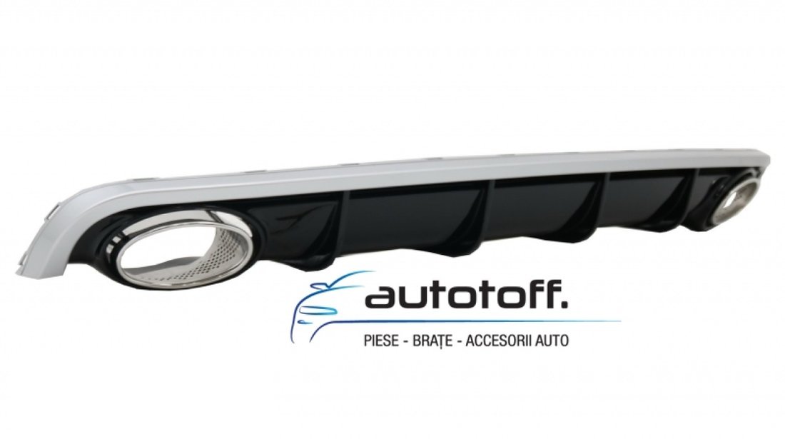 Difuzor Bara Spate si Ornamente Evacuare Audi A6 4G (2010-2014) RS6 Design