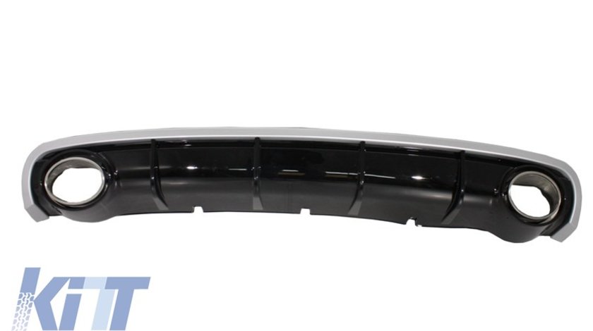 Difuzor Bara Spate si Ornamente Evacuare Audi A6 4G (2010-2014) RS6 Design