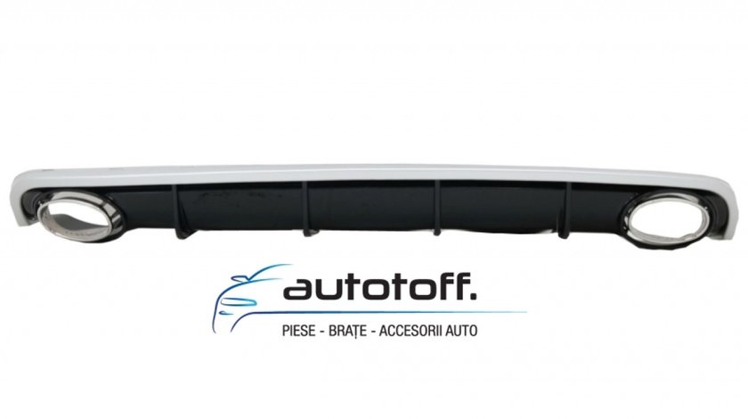 Difuzor Bara Spate si Ornamente Evacuare Audi A6 4G (2010-2014) RS6 Design