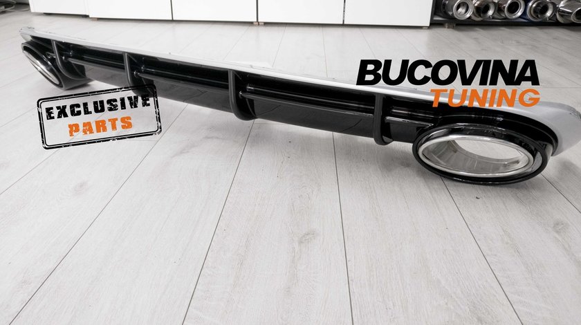 DIFUZOR BARA SPATE SI ORNAMENTE EVACUARE AUDI A6 4G (2010-2014) RS6 DESIGN
