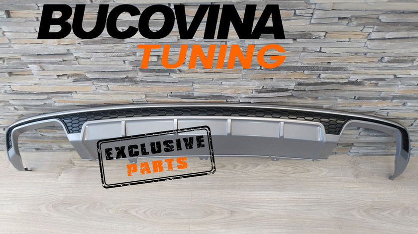 Difuzor bara spate si ornamente evacuare Audi A6 4G C7 (15-18) S6 Design