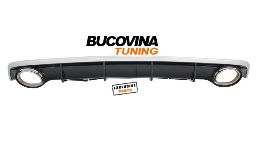DIFUZOR BARA SPATE SI ORNAMENTE EVACUARE AUDI A7 4G (DUPA 2015) RS7 DESIGN