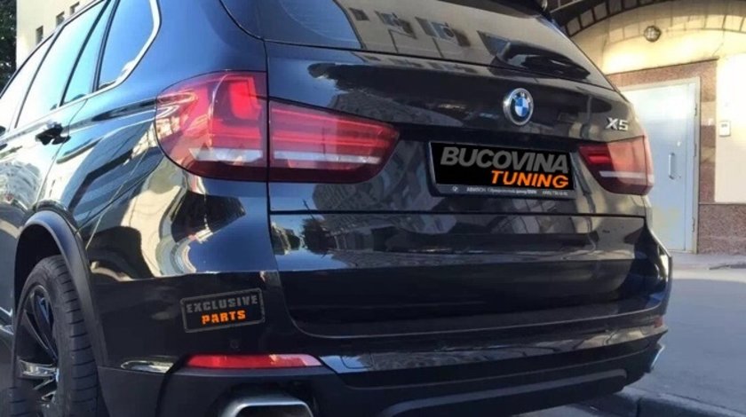 DIFUZOR BARA SPATE SI ORNAMENTE EVACUARE BMW X5 F15 (DUPA-2013) V8 M-TECH DESIGN