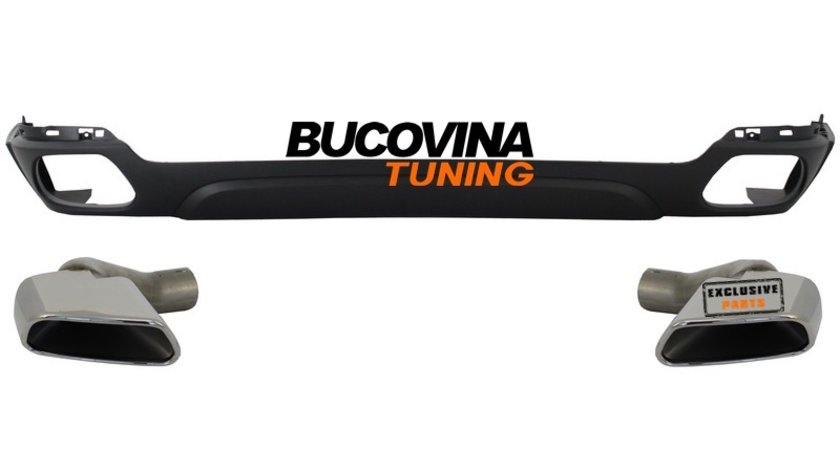 DIFUZOR BARA SPATE SI ORNAMENTE EVACUARE BMW X5 F15 (DUPA-2013) V8 M-TECH DESIGN