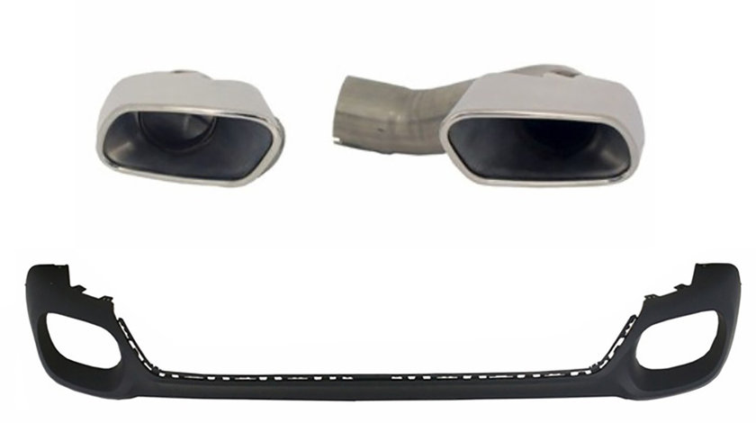 Difuzor bara spate si Ornamente evacuare BMW X6 F16 V8