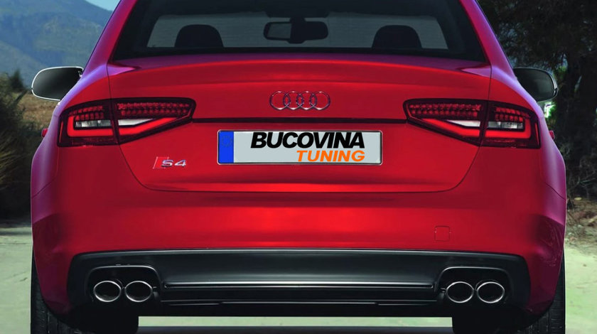 DIFUZOR BARA SPATE SI ORNAMENTE EVACUARE COMPATIBILE CU AUDI A4 B8 (08-12)