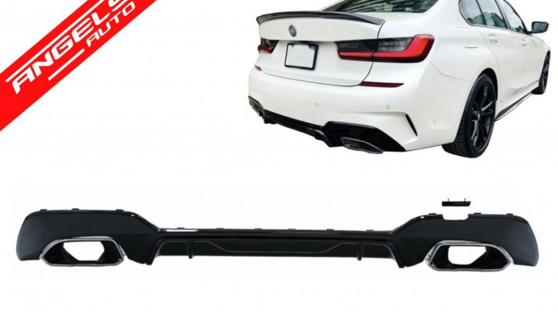 Difuzor Bara Spate si Tobe Crom BMW G20 G28 G21 2019-up M340i M Design