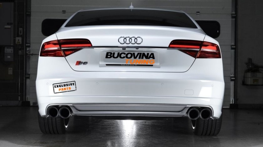 DIFUZOR BARA SPATE SI TOBE FINALE AUDI A8 D4 (10-17) S8 DESIGN