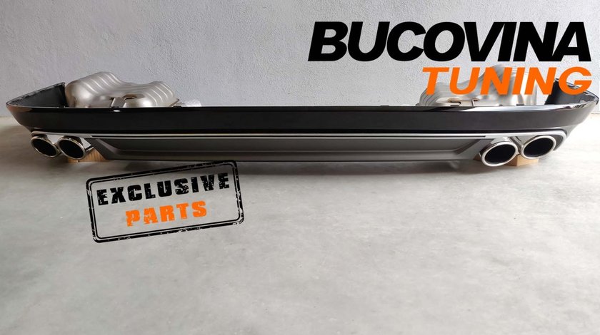 DIFUZOR BARA SPATE SI TOBE FINALE AUDI A8 D4 (10-17) S8 DESIGN