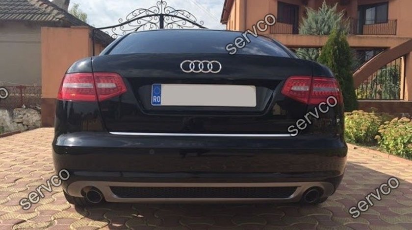 Difuzor bara spate sline audi a6 c6 4f facelift s line s6 rs6 2009 2010 2011