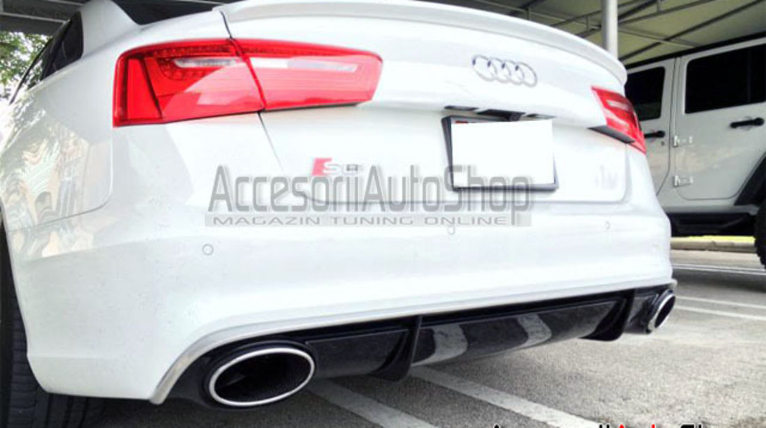 Difuzor Bara spate + Tobe AUDI A7 RS7 4G 2010-2014