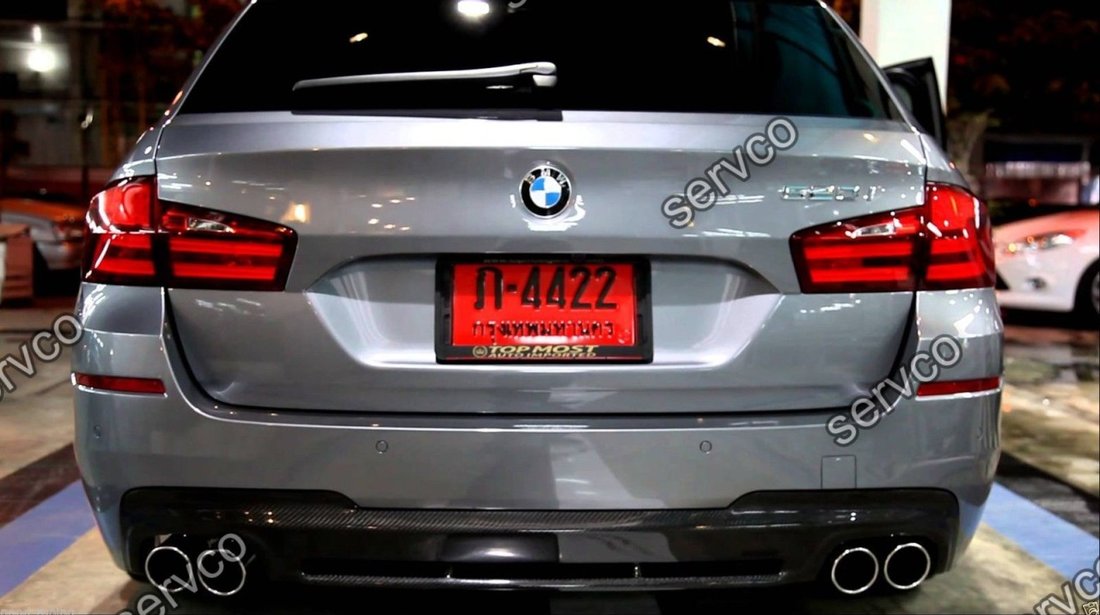 Difuzor bara spate tuning spoiler sport  BMW F10 F11 Seria 5 Hamann Mpack Aero 2011-2016 v2